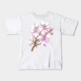 Japanese cherry blossom Kids T-Shirt